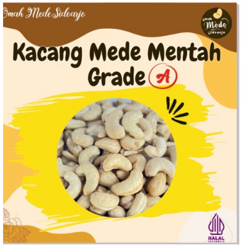 

Kacang mede mete mente mentah super kemasan 500gr grade A