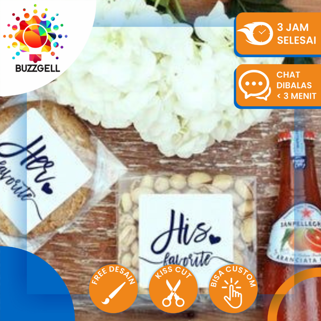 

SKC 7-15 Cetak Stiker Logo Custom Sticker Label Olshop Cutting Kotak Bahan Chromo