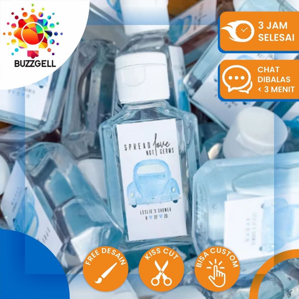 

SPV 6 7-15 BuzzGell Cetak Stiker Vinyl Kotak Label Makanan Print Sticker Custom Kemasan Termurah