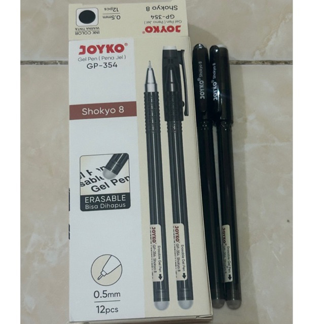 

Gel pen joyko pena jel Gp -354 bisa di hapus