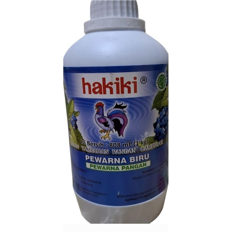

Hakiki Biru /Pewarna Makanan Biru 1Liter