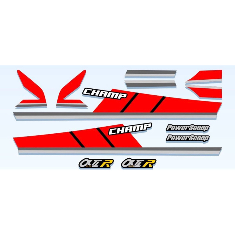 Striping Yamaha Alfa Variasi Original Alpha Alva 1988 1989 1990 1991 1992 1993 1994 1995 Custom Mala