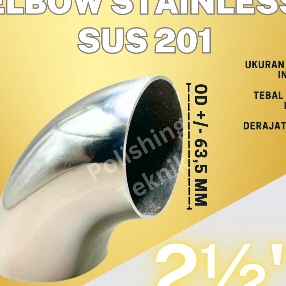 KI3 ELBOW STAINLESS 2 Inch SUS 21