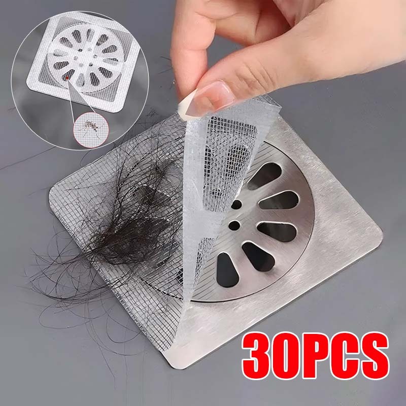30pcs Saringan Penutup Lubang Kamar Mandi Saringan Lubang Air Kamar Mandi Anti Kecoa Anti Mampet