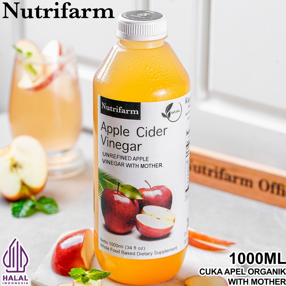 

Super Laris CUKA APEL ORIGINAL ORGANIK 1ML APPLE CIDER VINEGAR CUKA SARI APEL BRAGG NUTRILOGY OFFICIAL DEHEALTH SUPPLIER DARIBUMI