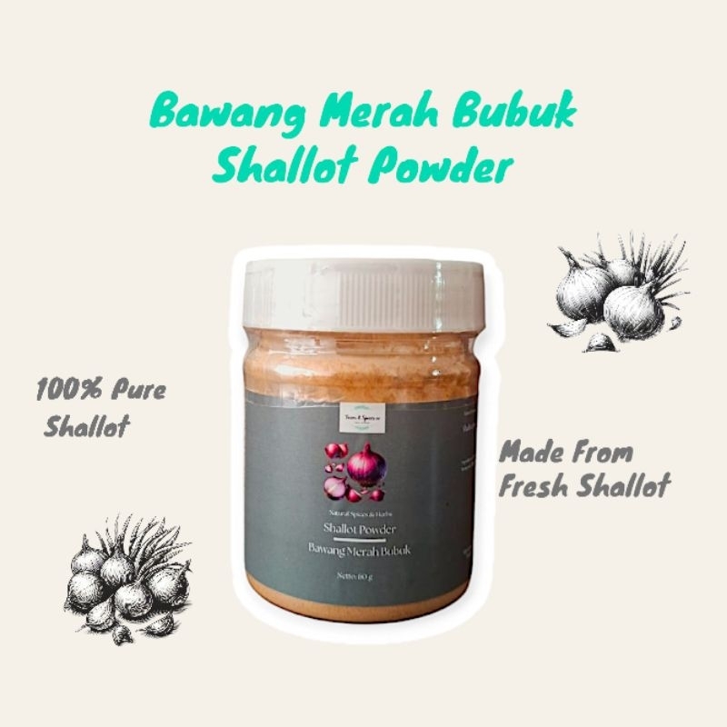 

Bawang Merah Bubuk Murni Pure Shallot Powder Premium