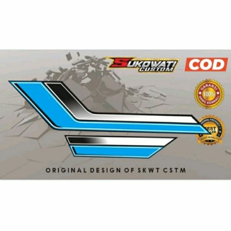 striping tangki honda cb100 k5 custom polet tangki honda cb100 k5 stiker tangki cb100 k5