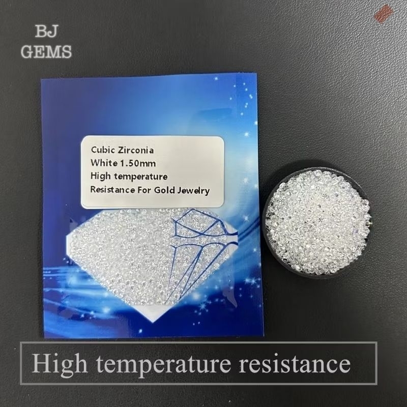 Permata A6 Quality 1mm - 6mm Diamond Tabur White Cubic Zirconia Premium