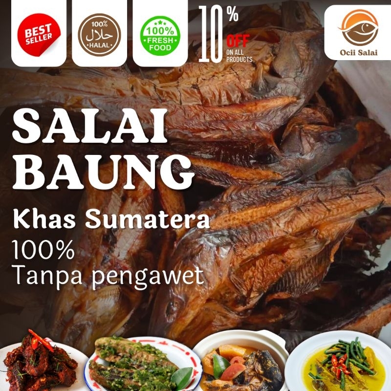 

IKAN ASAP BAUNG - SALAI KHAS SUMATERA 500GR - 1KG