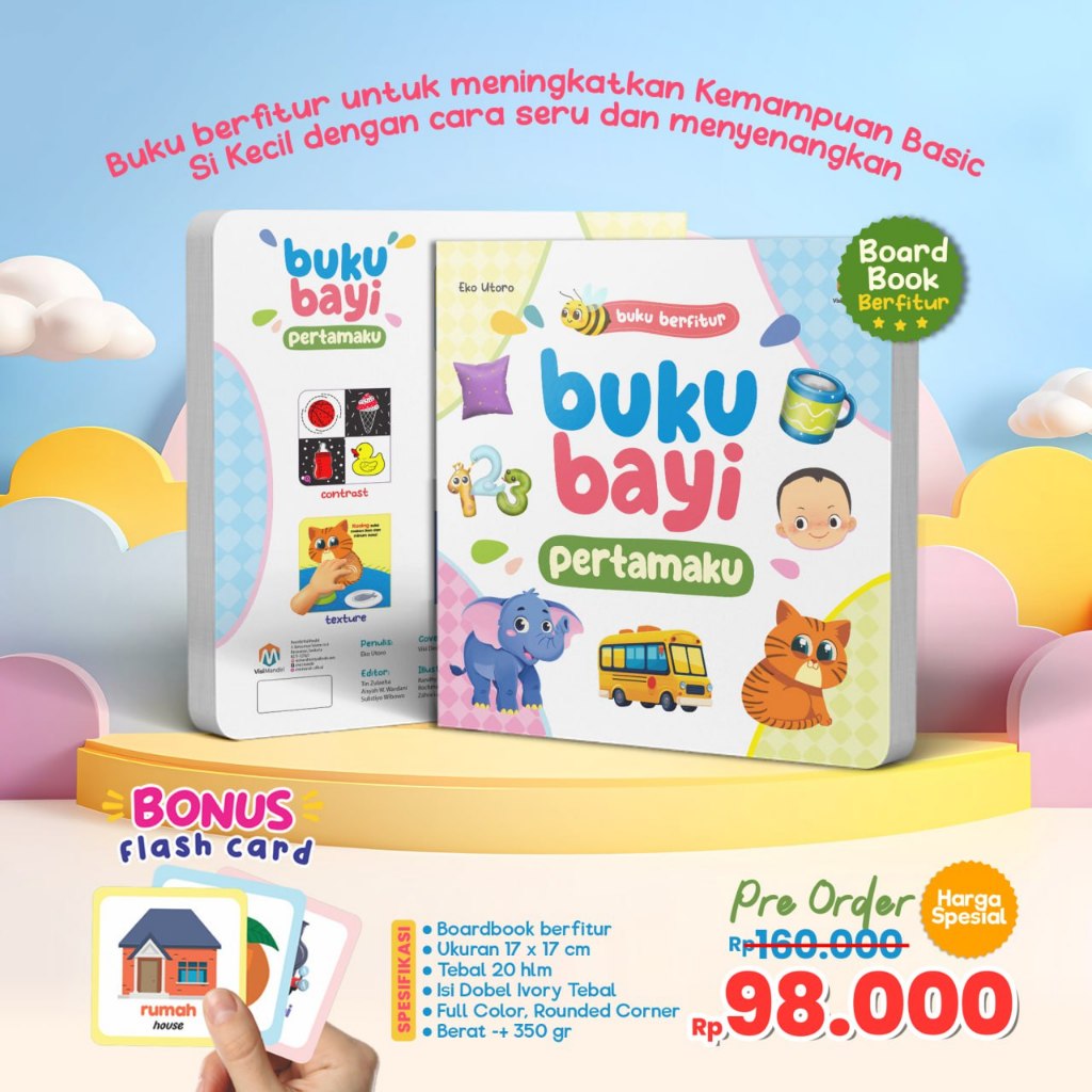 Ziyadbooks Buku Bayi Pertamaku - buku bayi - bayi pintar