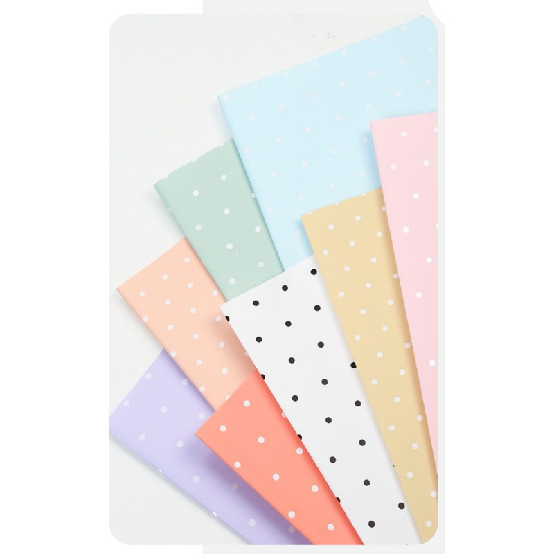 

KERTAS BUKET CELLOPHANE [5 LBR / 20 LBR] KERTAS KADO BUNGA HIDUP BUNGA PALSU Motif Polkadot