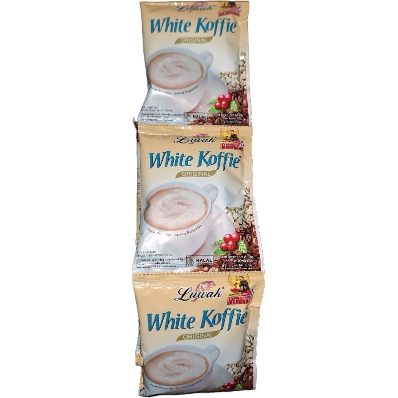 

LUWAK WHITE KOFFIE / KOPI INSTAN SEDUH PRAKTIS - 20 Gr SATU RENCENG