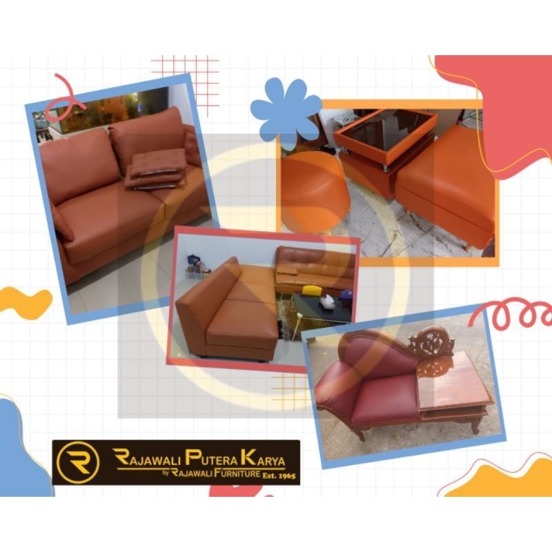 SERVIS KURSI / GANTI KAIN KULIT BERGARANSI TERMURAH