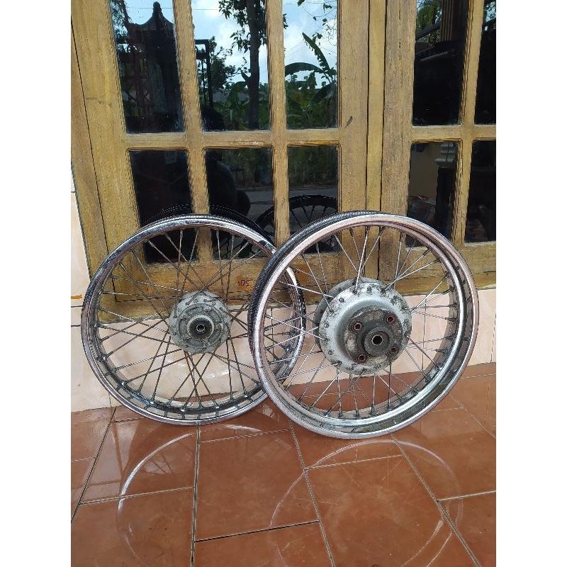 VELG DID TAPAK LEBAR SET TROMOL PNP MEGAPRO PRIMUS CB GL MP