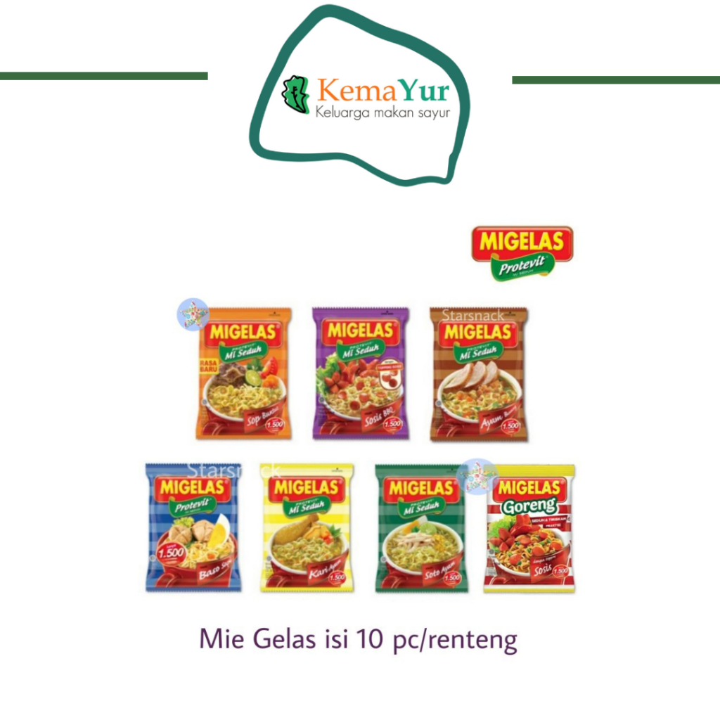 

Mie Gelas Protevit Renceng isi 10 migelas
