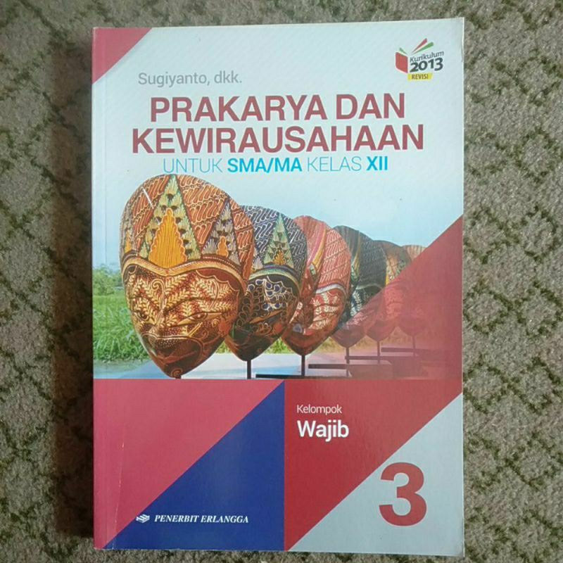 buku prakarya dan kewirausahaan SMA/MA kelas 12 Erlangga