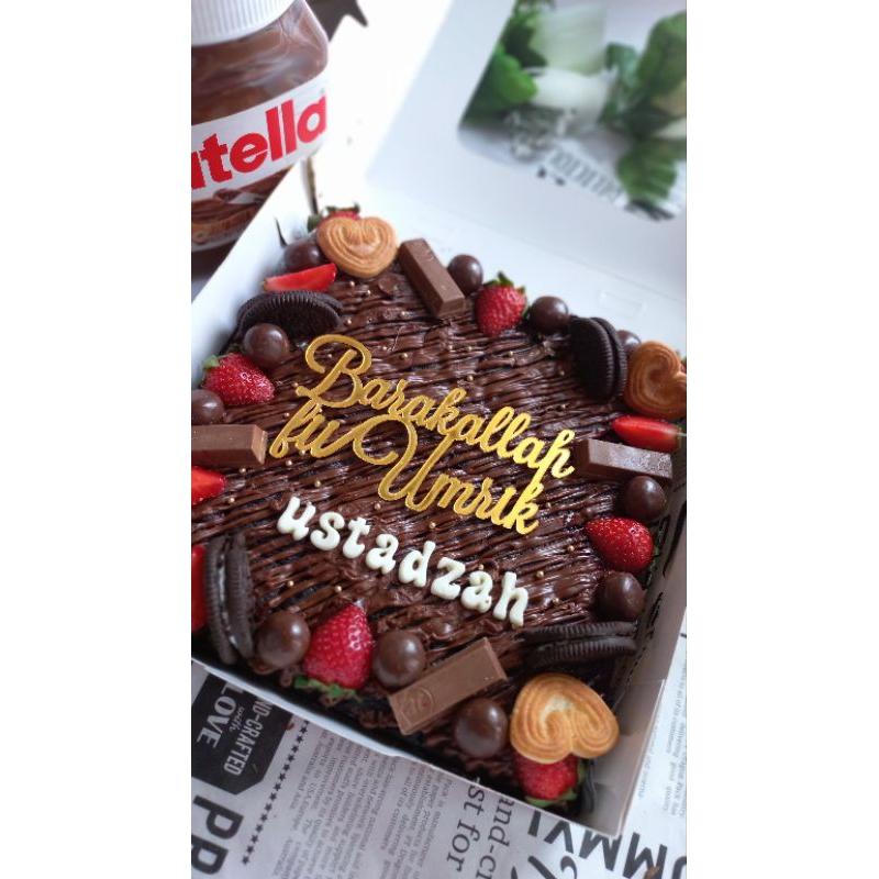 

Fudgy Brownies/Brownies Ulang Tahun (HANYA BISA PENGIRIMAN INSTAN)