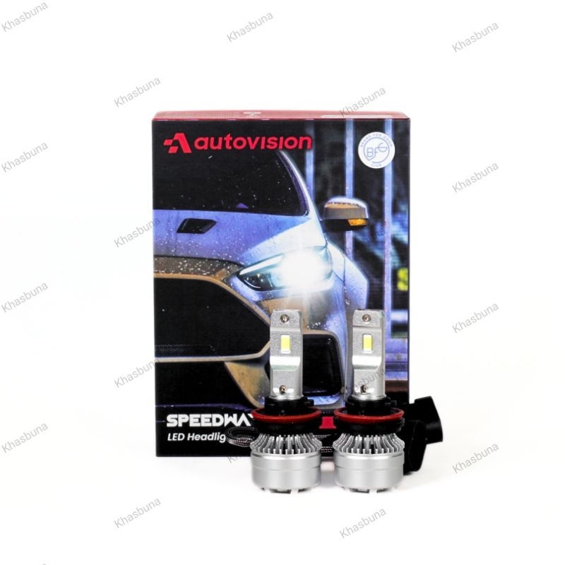 LAMPU LED AUTOVISION SPEEDWAY SOKET H11 55W /Lampu 12V 6000 Kelvin