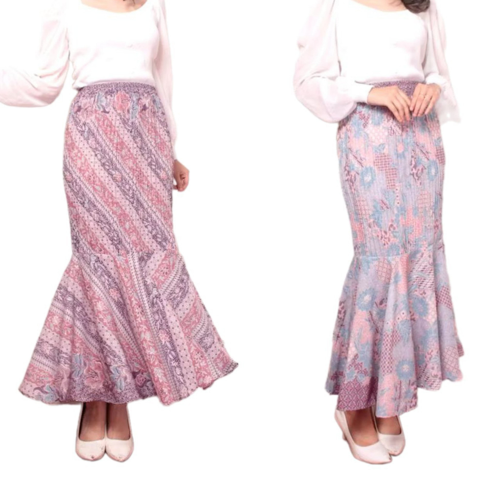 Rok Duyung Plisket Batik / Rok Duyung /Rok Bawahan Kebaya/Rok Wisuda/Rok Kondangan/Rok Duyung Batik/