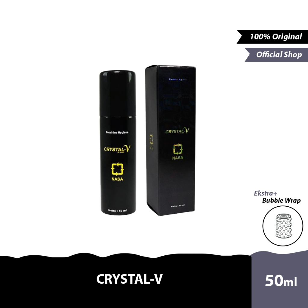 CRYSTAL-X Spray Crystal- V Miss-V Perapat Miss-V, Penghilang Keputihan, Penghilang Bau Miss V, Parfu