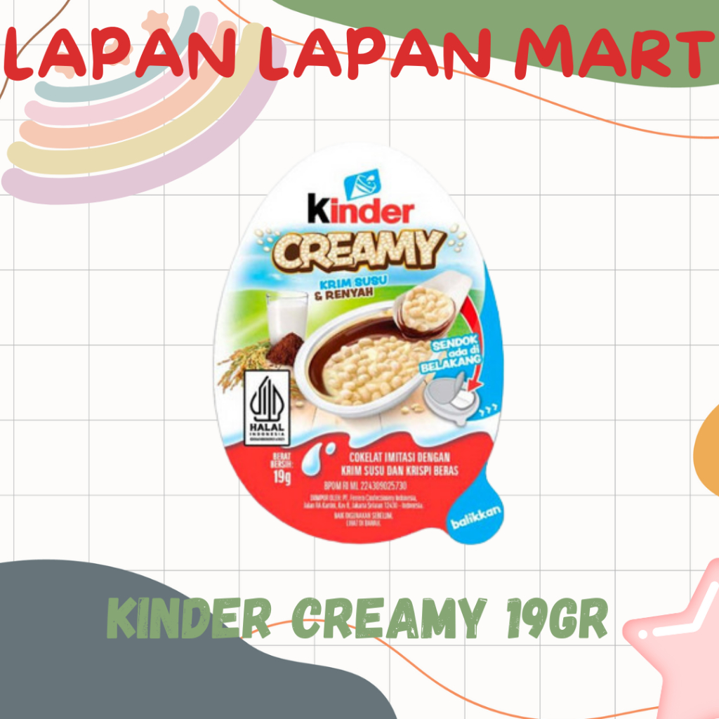 

Kinder Creamy 19gr