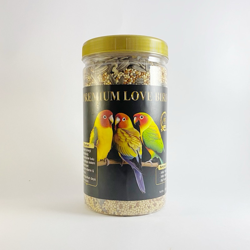 Pakan burung love bird mix premium makanan burung love bird