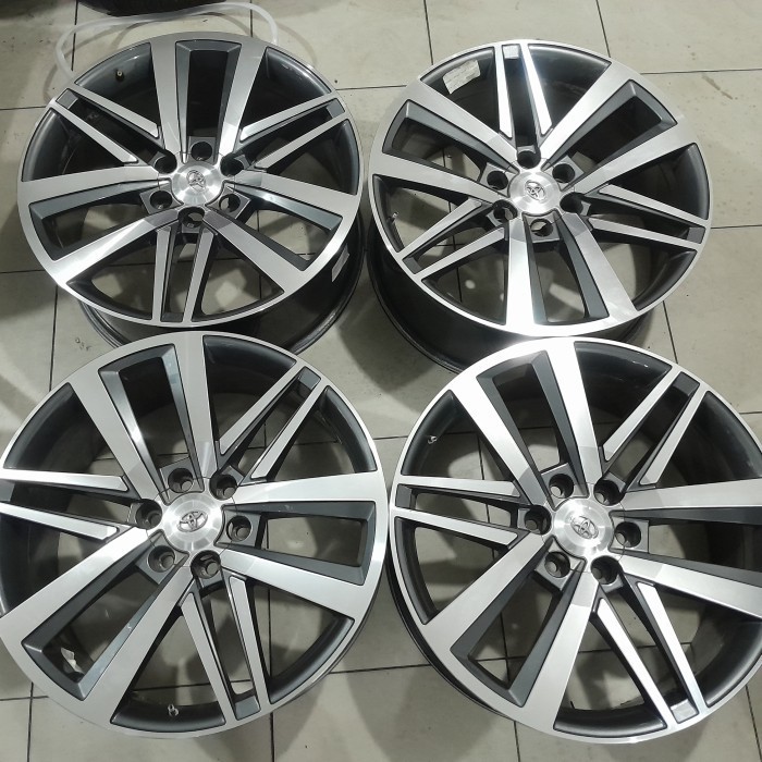 VELG REP. FORTUNER VRZ R22X9 H6X139,7 ET 25 DUAL TONE GREY POLISH