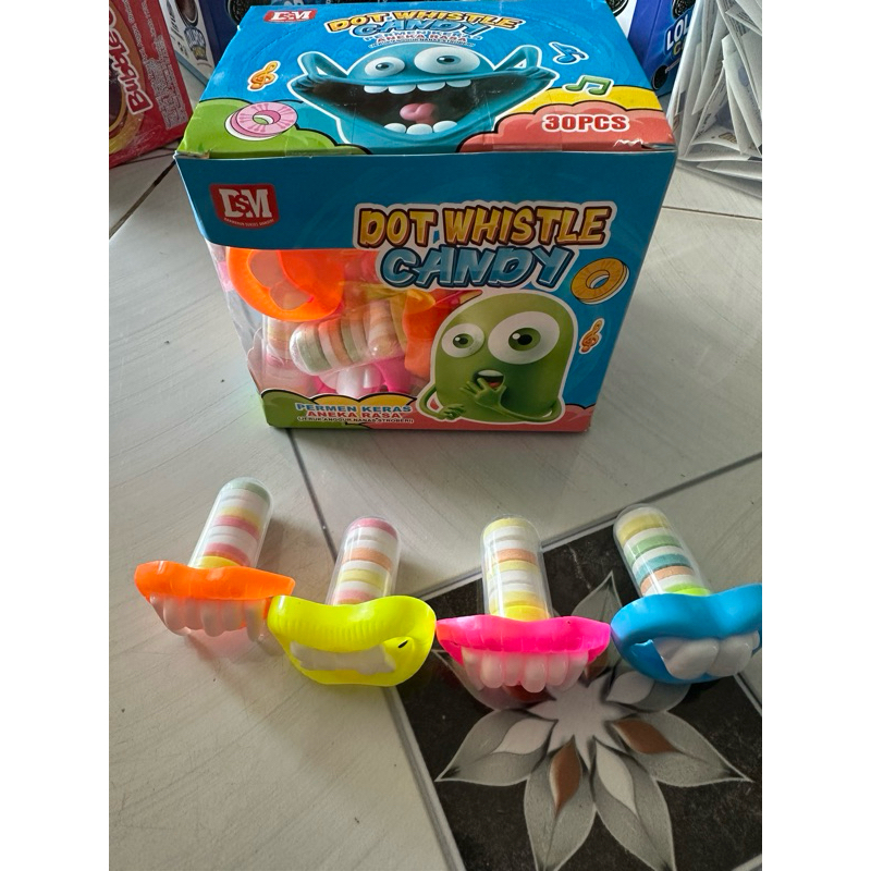 

DSM Dot Whistle Candy Isi 30pcs