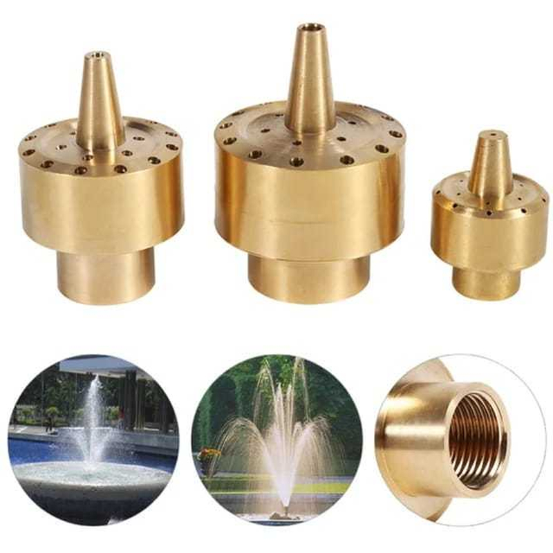 Nozzle Air Mancur Tipe Kolam Kepala Nozzle Kolam Air Mancur 1/2, 3/4 inchi