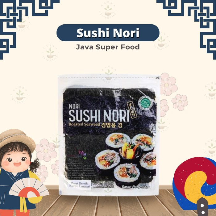 

(NORI) SUSHI NORI 25 gr ( 10 Lembar)