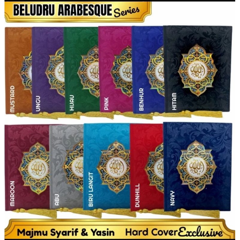 BUKU YASIN CUSTOM BELUDRU ISI BUKU 208 HALAMAN HVS