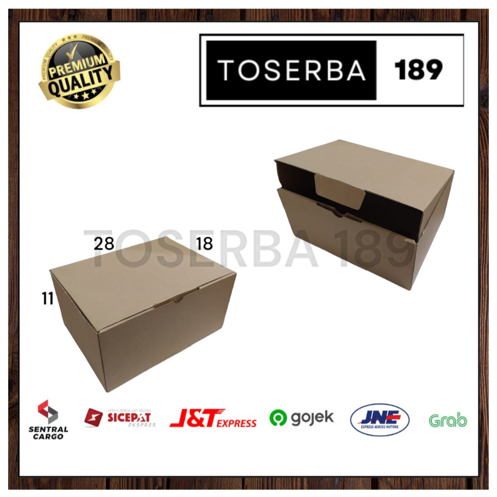 

kardus packing diecut/box pizza uk 28x18x11 cm