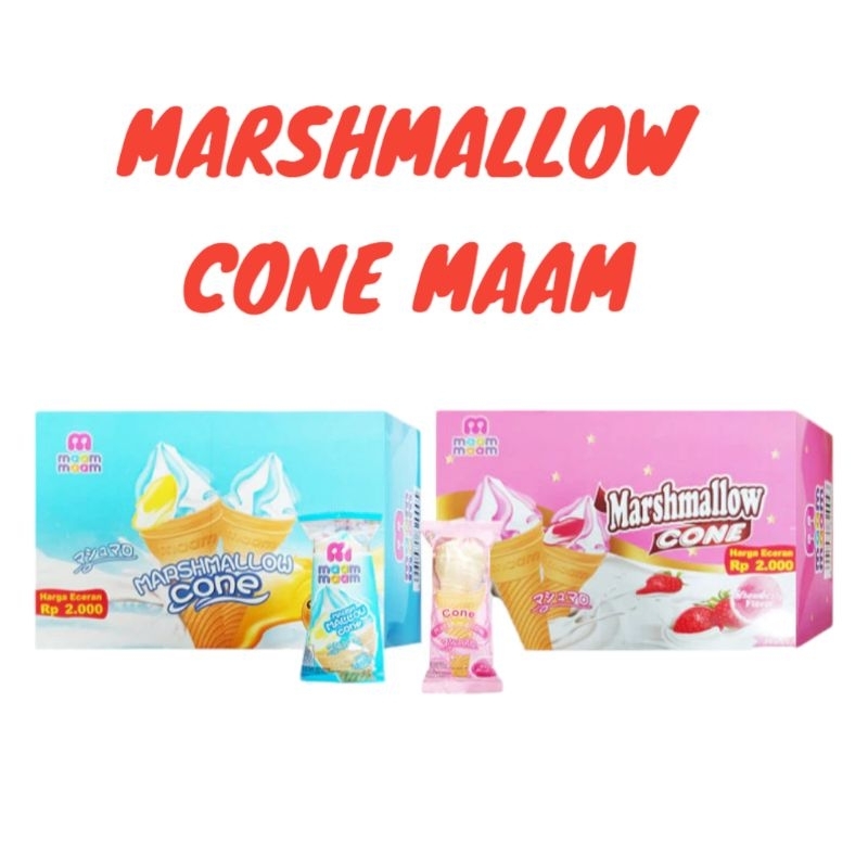 

MARSHMALLOW CONE 1PCS