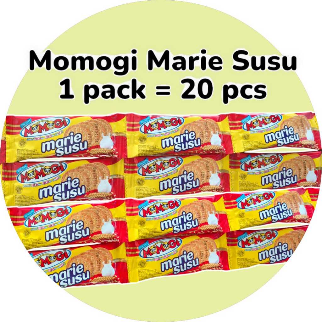 

MOMOGI MARIE SUSU (1 PACK ISI 20)