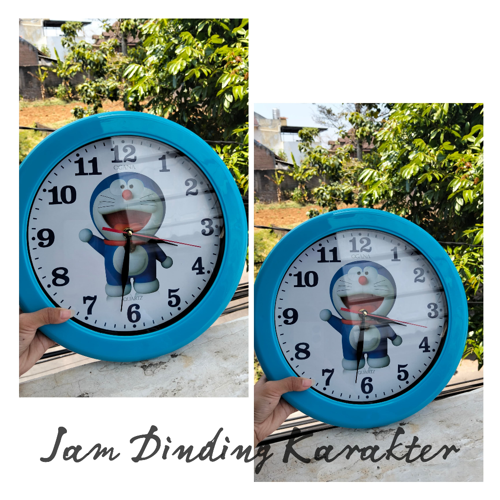Ogana Jam Dinding Karakter Kartun Lucu