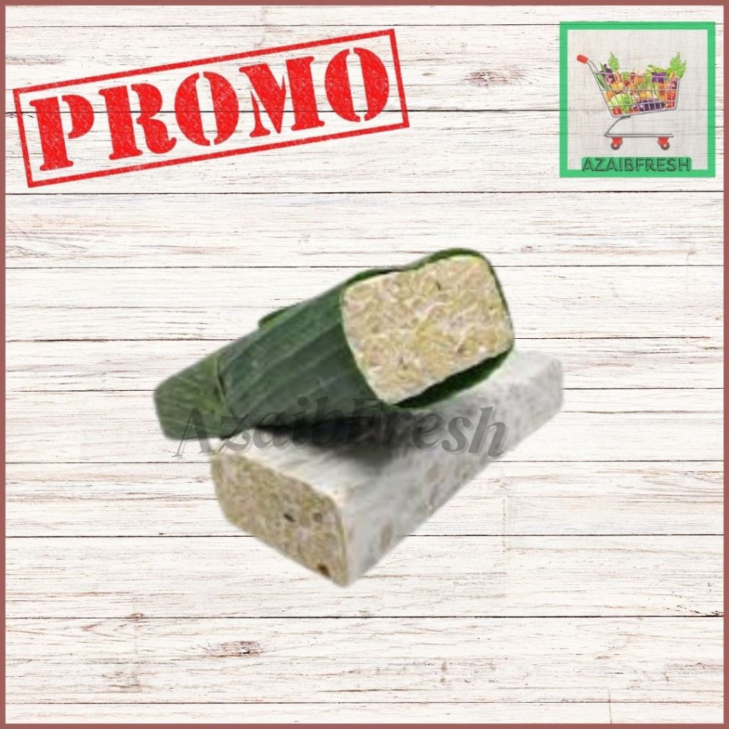 

Tempe 1 Papan Daun Pisang | Tempe Mendoan | Tempe Papan Plastik Makanan Sayuran Jakarta