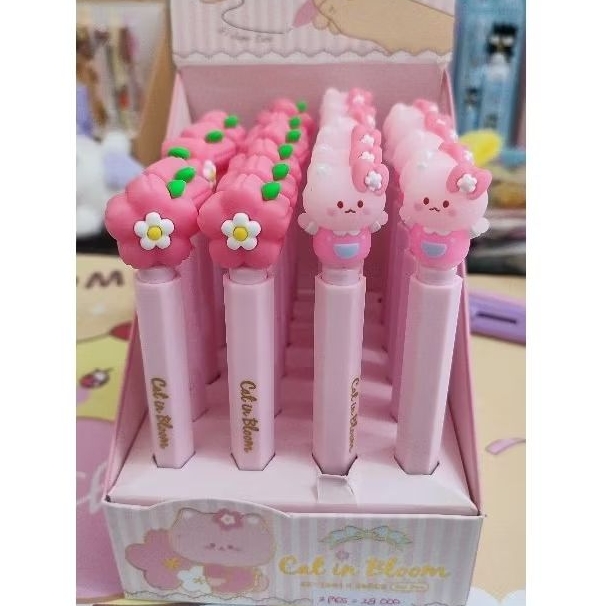 

2 pcs pulpen cat in bloom