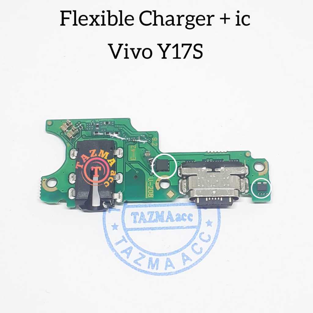Vivo Y17S Ori Flexible Charger + ic Flexible Konektor Cas Charger + ic VIVO Y17S