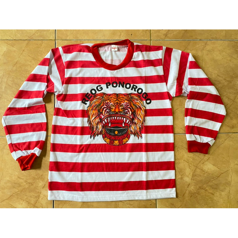 Kaos Reog Ponorogo - lengan panjang Dewasa