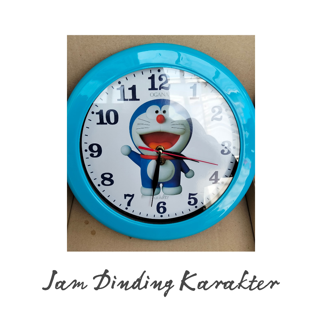 Ogana Jam Dinding Karakter Kartun Lucu