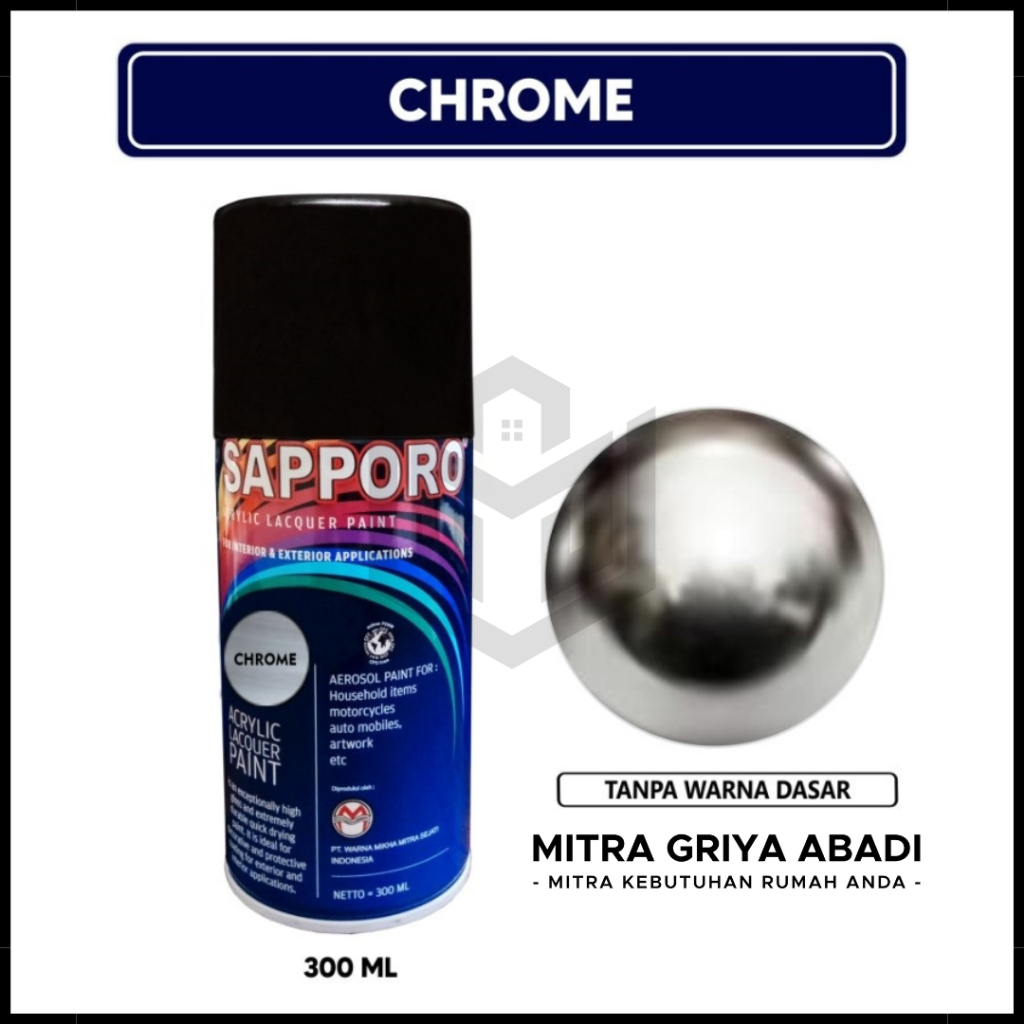 Sapporo 300ml Chrome / Cat Semprot