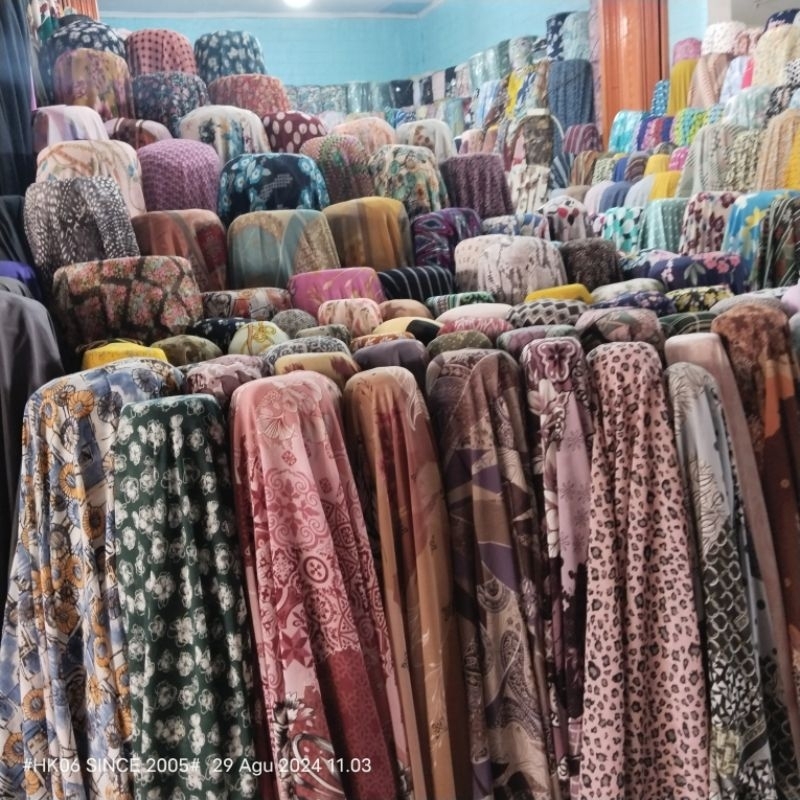 HARGA/0,5 M | KAIN CERUTI MOTIF / KAIN CERUTY BABY DOL PREMIUM / BAHAN CERUTI PREMIUM / BAHAN CERUTI