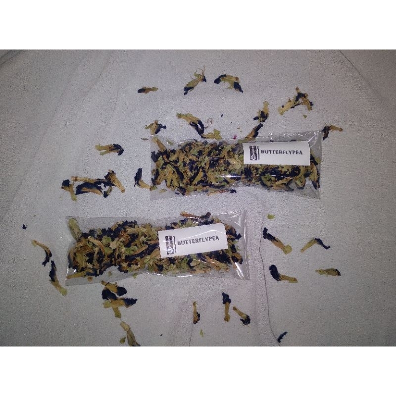 

TERMURAH!!! Butterfly Pea Flower/Teh Bunga Telang Kering Murni 10gram