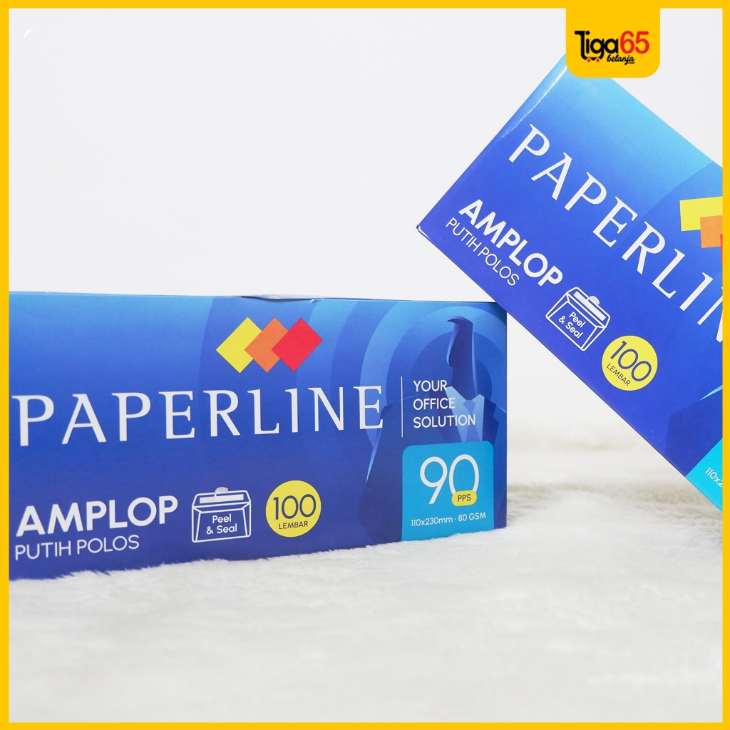 

Amplop Dl Putih Polos Paperline 90 Isi 100 (110 X 230 Mm) 80 Gsm