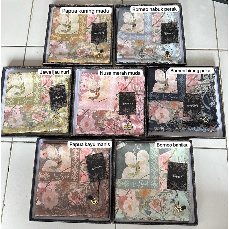 Hijab stylish/ Hijab motif/ kerudung/ kerudung motif/ Bhineka series dari lasabelle