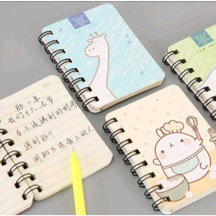 

NOTEBOOK RING MOTIF / BUKU A7 CATATAN RING / BUKU TULIS RING