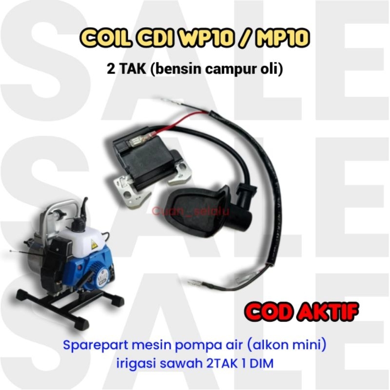 CDI WP10 MP10 mesin pompa air mini 1 in 2 TAK Alkon irigasi sawah