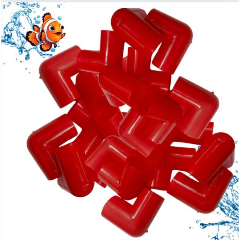 L pipa / sambungan knee pipa L aquarium