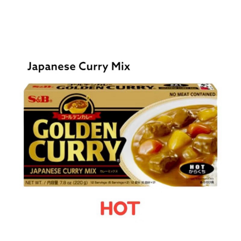 

S&B GOLDEN CURRY 220gr | Japanese Curry mix Kari Jepang Kare