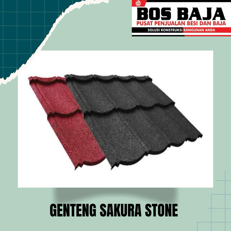 GENTENG METAL PASIR SAKURA ROOF 2x4